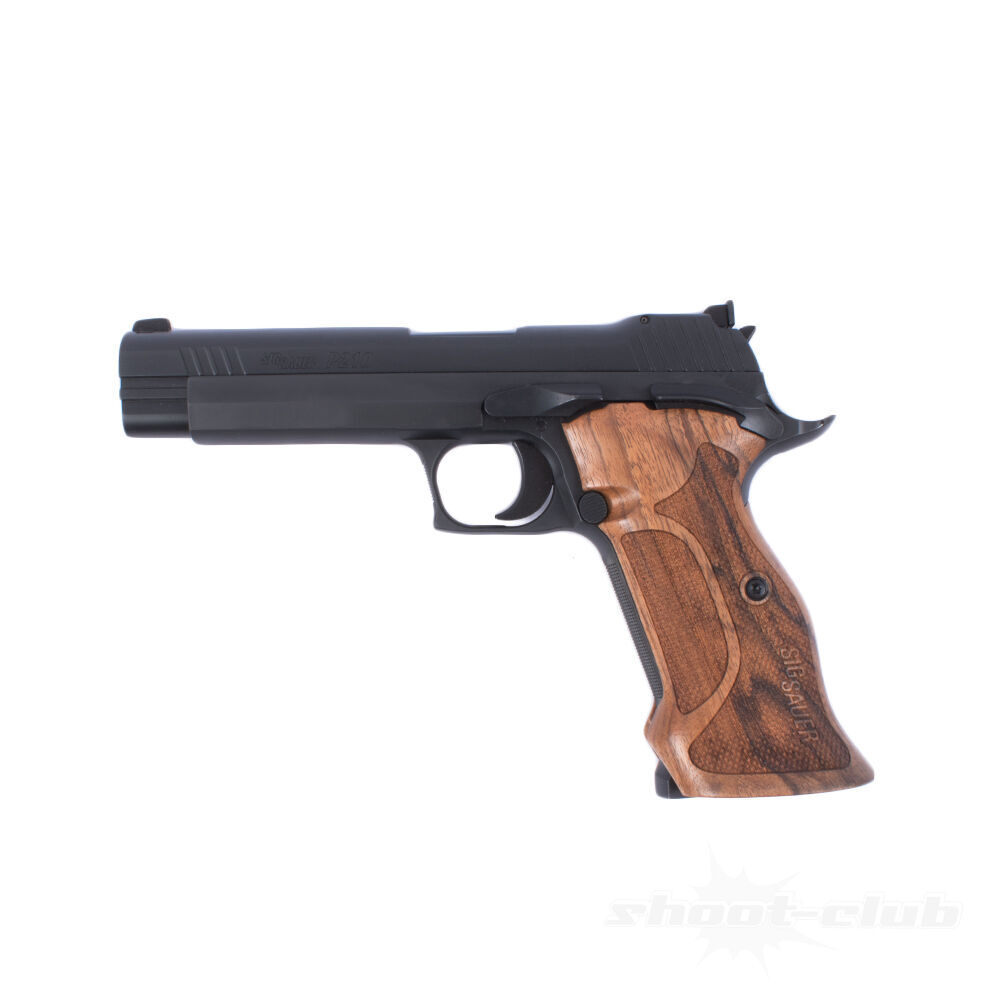 Sig Sauer P210 Target Pistole Kaliber 9mm Luger - Walnuss Griffschalen Bild 2