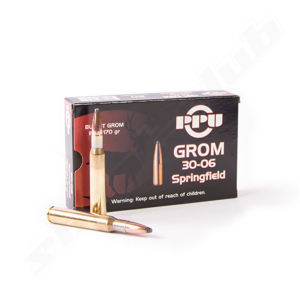 Bchsenpatronen PPU GROM 170grs Kaliber .30-06Spring