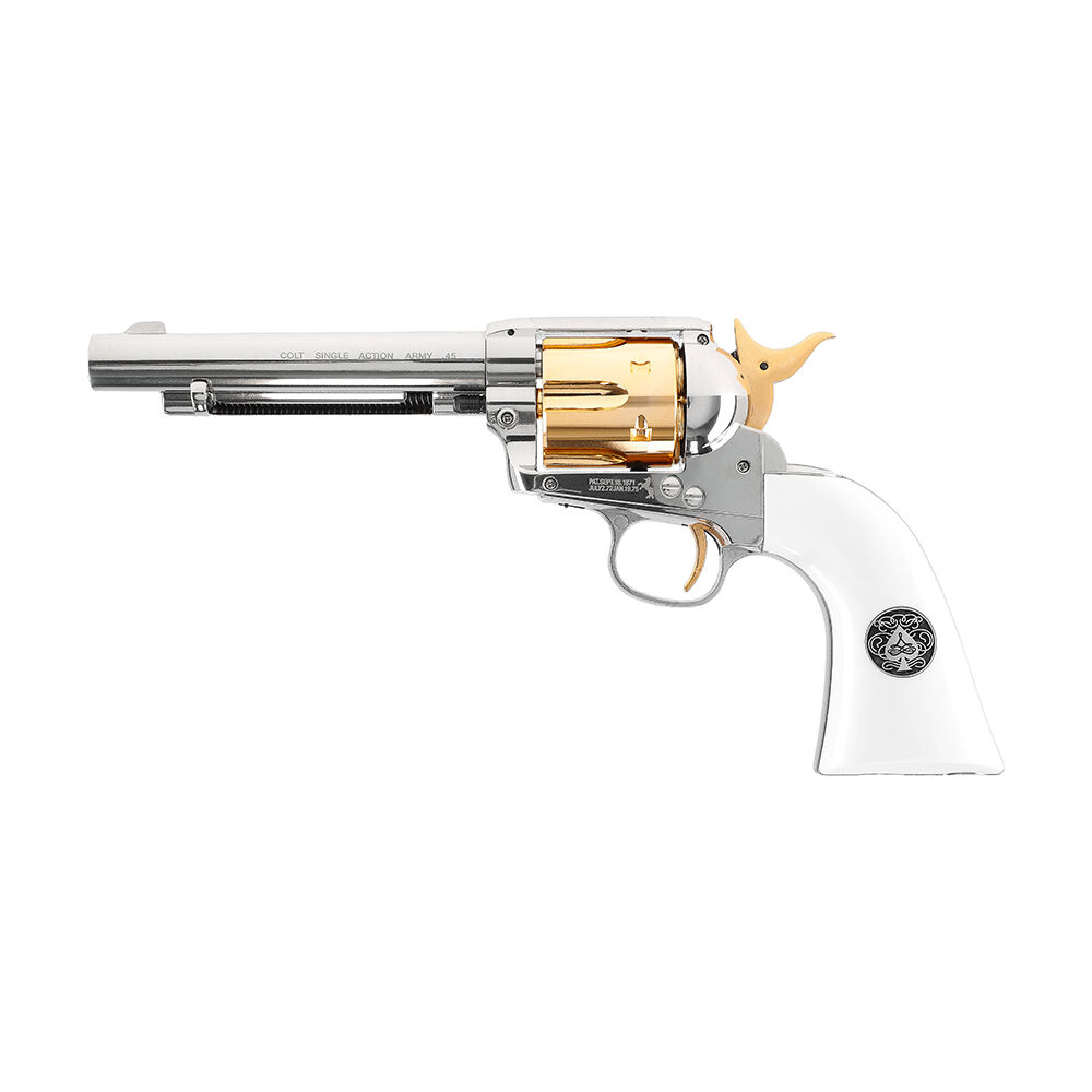 Colt SAA Smoke Wagon Co2 Revolver 4,5mm BB Nickel-Finish