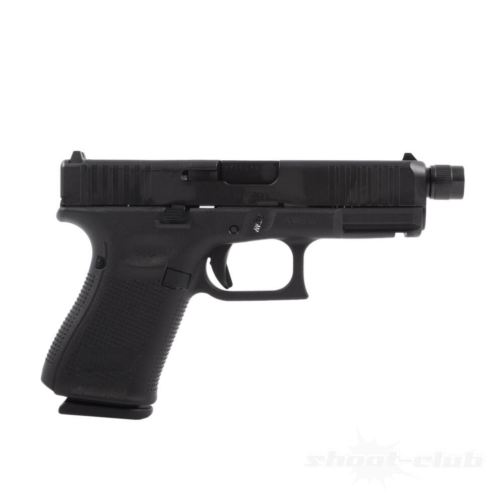 Glock 19 Gen5 MOS FS Gewindelauf Pistole SD 9mm Luger