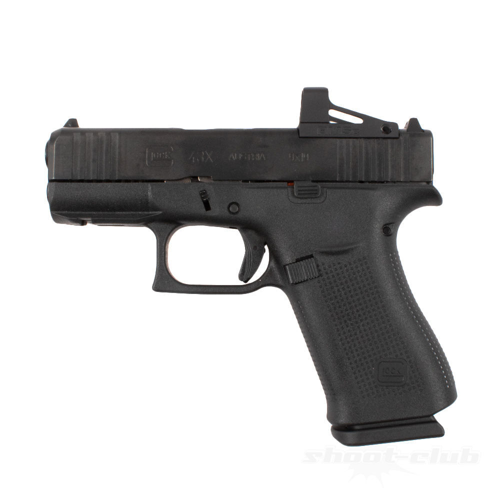 Glock 43X MOS Pistole mit RMSc Shield 9mm Luger Slimline
