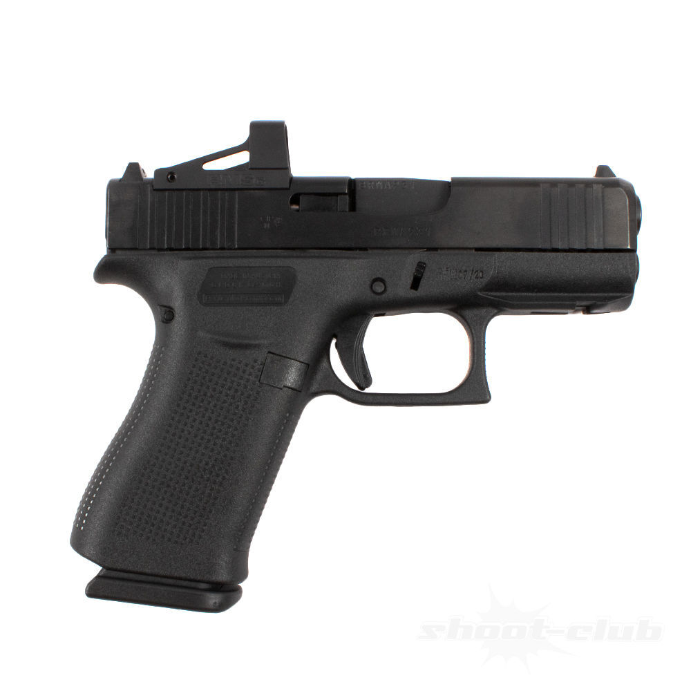 Glock 43X MOS Pistole mit RMSc Shield 9mm Luger Slimline