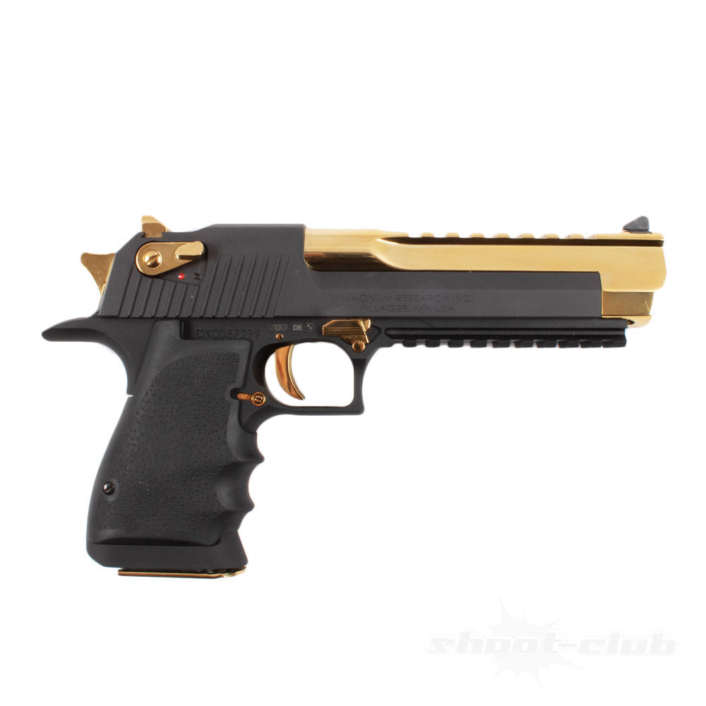 Magnum Research Desert Eagle Xix Pistole Black And Gold 50ae Lauf 6