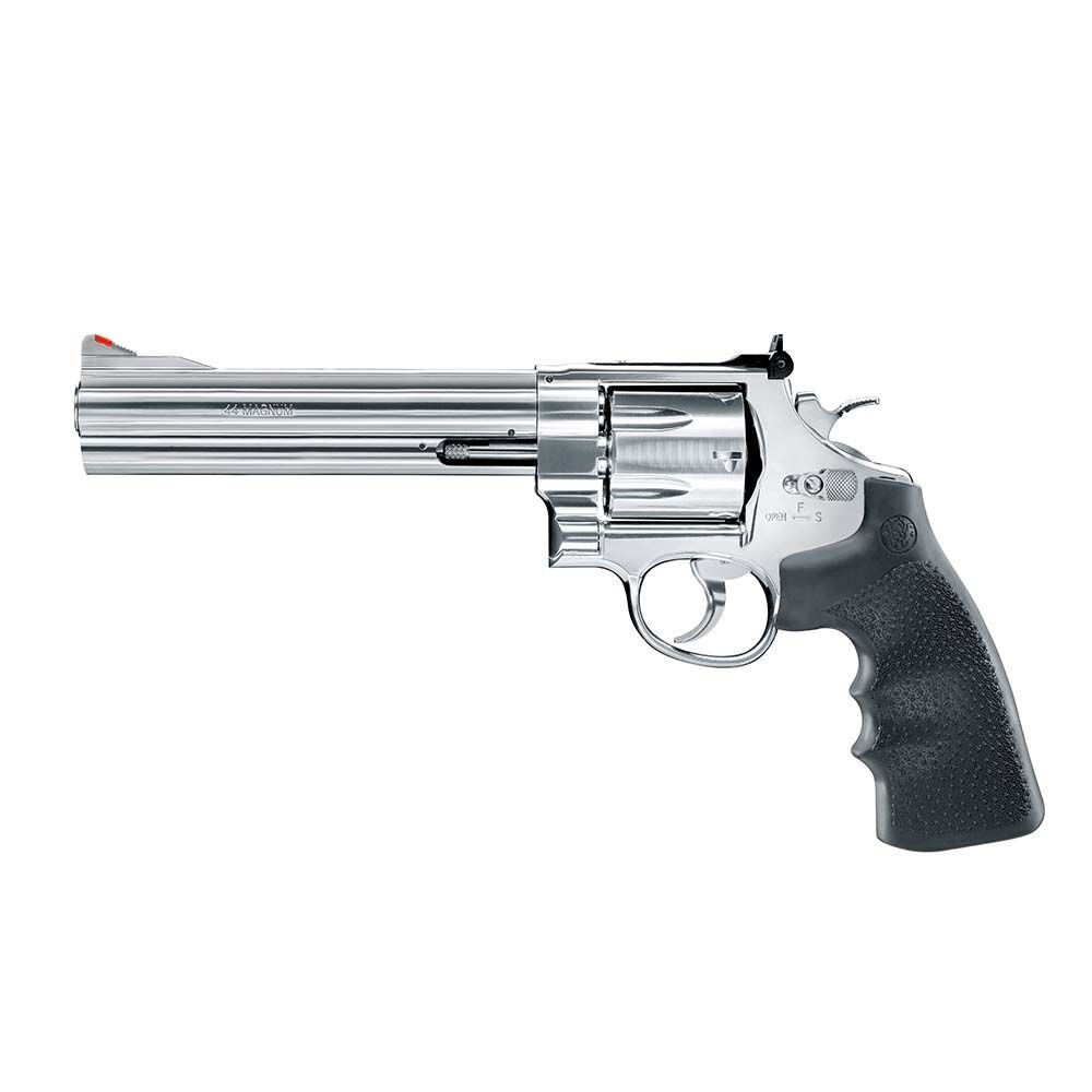 S&W 629 Co2 Revolver 6,5 Zoll Vollmetall 4,5mm Diabolos Steel Finish