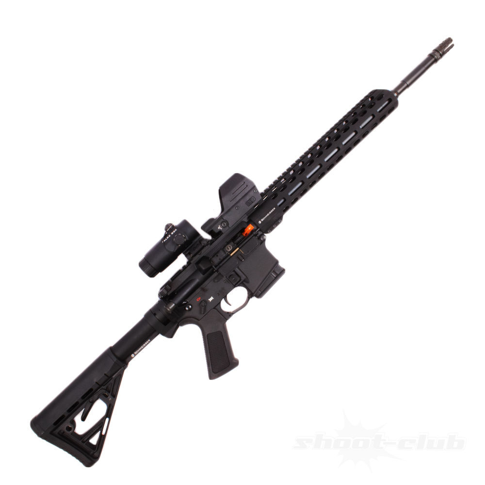 Schmeisser AR15 M5F .223Rem+Falke LE Red Dot+B3X Magnifier+Futteral