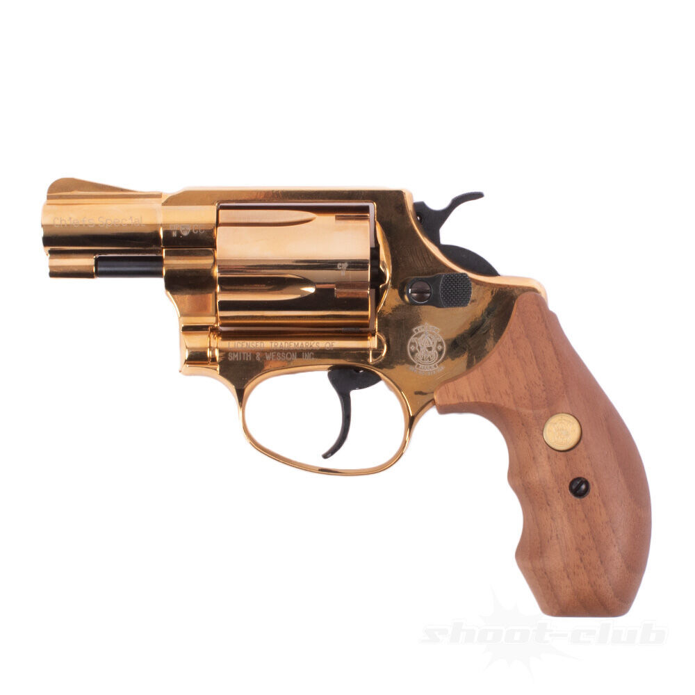 Smith & Wesson Chiefs Special Gold Schreckschuss Revolver 9 mm R.K.