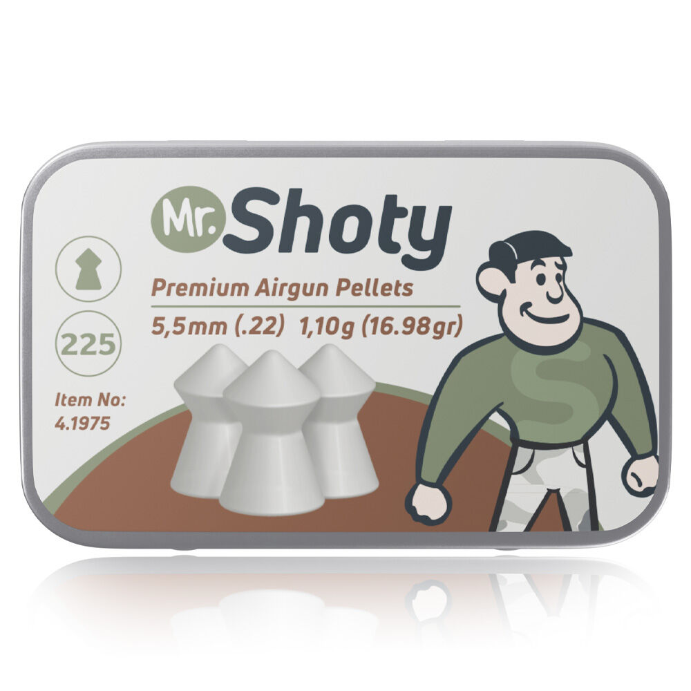 Umarex Mr. Shoty Spitzkopf Diabolos glatt 5,5 mm 1,10 g 225 Stk