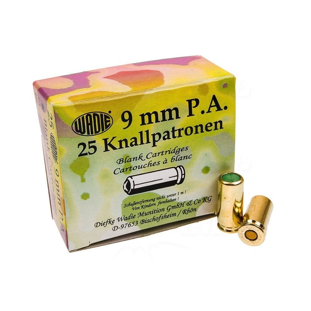 Wadie Platzpatronen 9 mm P.A.K. - 25 Stk