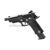 WE P226 Virus Airsoft Pistole GBB Full Metall 6mm BB Dual Tone