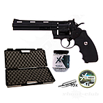 Colt Python 6 Zoll CO2 Revolver 4,5mm Stahl BB & Diabolo - Koffer-Set Bild 2