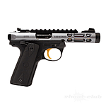 Ruger Mark IV 22/45 Lite Diamond Grau mit goldenem Abzug Kaliber .22lr Bild 2