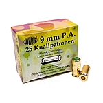 Wadie Platzpatronen 9 mm P.A.K. - 25 Stk