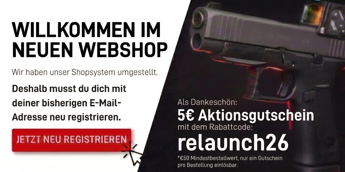 Willkommen im neuen Webshop