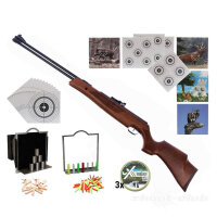 Weihrauch HW 77 Luftgewehr 4,5mm Diabolos im Super-Target...