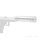 shoXx Schreckschuss Universal Schalldaempfer fuer Schreckschuss Pistolen und Revolver -Silber